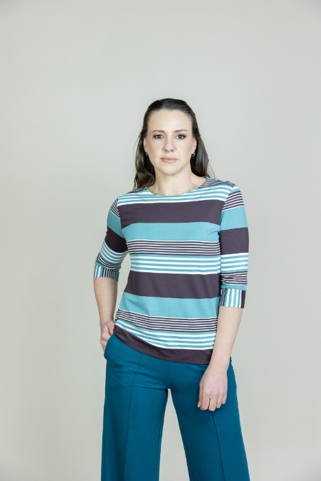 Blusa Isa Listrado Verde